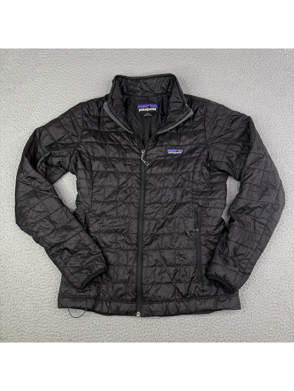Patagonia Women's Nano Puffer Full Zip Jacket Black Women's Size Small